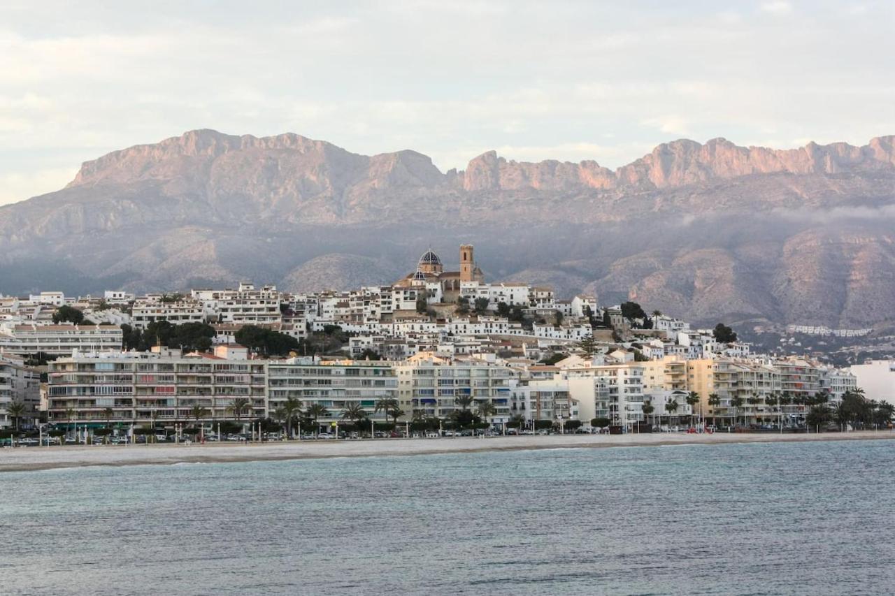 Escapada Romantica En Atico Frente Al Mar Con Piscina Lejlighed Altea Eksteriør billede