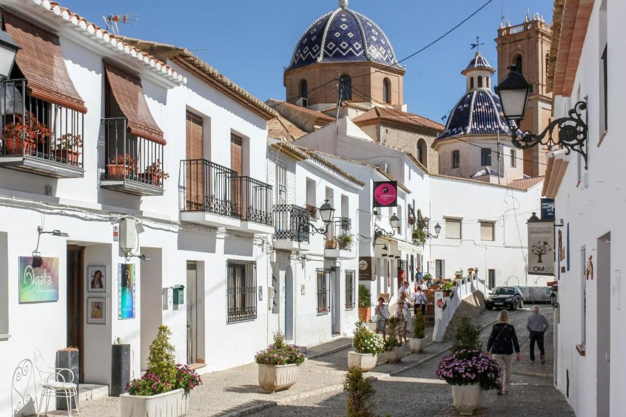 Escapada Romantica En Atico Frente Al Mar Con Piscina Lejlighed Altea Eksteriør billede